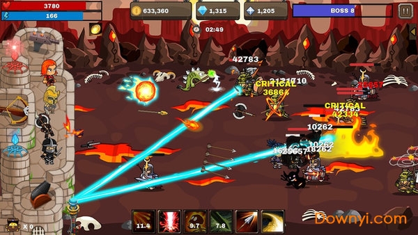 最后的城堡防御内购修改版 游戏截图